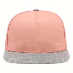 Gorras de Béisbol de Moda Hip Hop de 5 Paneles y Dos Tonos, Gorras Deportivas de Visera Plana Personalizadas con Cierre a Presión Unisex con Bordado 3D, Gorras Estructuradas - Product Image 5