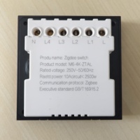 Interrupteur mural électrique Zigbee Tuya pour hôtel, prix usine TianLai, commande vocale pour toute la maison, panneau d'alimentation PC