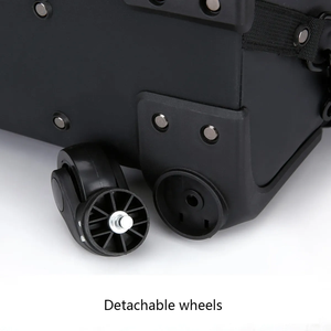 Trolley en nylon <span class=keywords><strong>étanche</strong></span> de grande capacité sac à dos à quatre roues sac de photographie <span class=keywords><strong>pour</strong></span> objectif d'appareil photo reflex stockage de <span class=keywords><strong>caméscope</strong></span> - Product Image 4