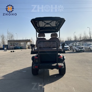 Voiturette <span class=keywords><strong>de</strong></span> golf électrique <span class=keywords><strong>de</strong></span> voiture utilitaire <span class=keywords><strong>4</strong></span> <span class=keywords><strong>places</strong></span> haute performance <span class=keywords><strong>de</strong></span> Noël pour hôtel <span class=keywords><strong>de</strong></span> villégiature - Product Image 4