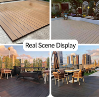 Fabrication chinoise de lames de terrasse en WPC durables, co-extrudées 3D, pour murs