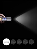 Empat Kap Lampu LED Laser Merah Hijau Biru Putih, Senter Portabel Gantung untuk Berkemah, Berburu, dan Pengamatan Hewan di Kebun Binatang