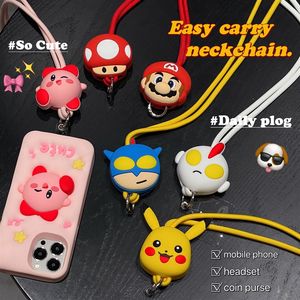 Correa Larga para Teléfono Móvil con Diseño de Dibujos Animados, Marca Moderna, <span class=keywords><strong>Superman</strong></span>, Kirby, Multifuncional, con Cadena para Tarjetas - Product Image 1
