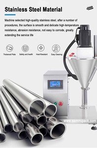 Stainless Steel Automatic Table Powder Filling Machines 1-5000g 110V/220V Food & Chemical Powder Bottle Filler With 30L Hopper - Product Image 3