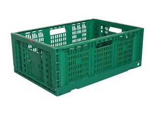 Cassa di stoccaggio pieghevole in plastica per lo stoccaggio e il trasporto di frutta e verdura pesante - Product Image 4