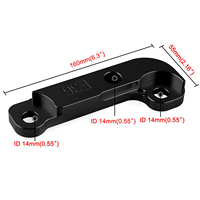 Kit adaptateur de verrouillage de direction E36 M3, en alliage d'aluminium, Kit de remplacement pour serrure de direction, 25% augmente la capacité d'angle de rotation