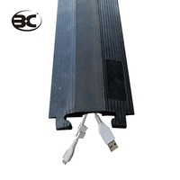 Protection de câbles en caoutchouc OBC, direct usine, gaine de protection pour intérieur, réducteur de vitesse, 1000x140x20mm, taille intérieure 15x35mm, 1,5kg