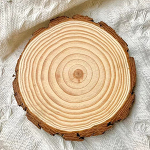 Lát Gỗ Thông Tròn Kích Thước Tùy Chỉnh Chưa Hoàn Thành Nhanh Chóng Vận Chuyển Tự Nhiên Đồ Trang Trí Cây Thông Giáng Sinh Tự Làm - Product Image 3