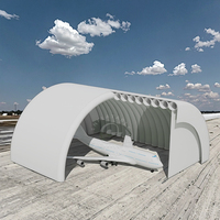 Hangars d'avion de tente d'avion durables gonflables publicitaires supportés par air bâtiment gonflable d'abri portatif et durable