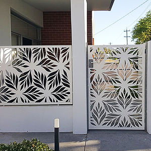 Pannello di recinzione tagliato al Laser in alluminio resistente con Design personalizzato per uso del cortile e del <span class=keywords><strong>Patio</strong></span> - Product Image 4