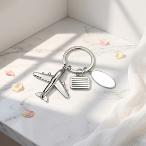 Portachiavi Creativo Personalizzato con Modello 3D di Aereo, Ciondolo <span class=keywords><strong>Regalo</strong></span> <span class=keywords><strong>per</strong></span> Aviazione, Souvenir Promozionale Inciso - Product Image 5