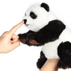 Vente chaude Personnalisé Dessin Animé Mignon Petit Panda Jouet Marionnette À Main En Peluche Panda Jouet