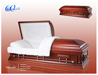 Ataúdes y Féretros de Madera Sólida Estilo Americano para Funerales, en Oferta