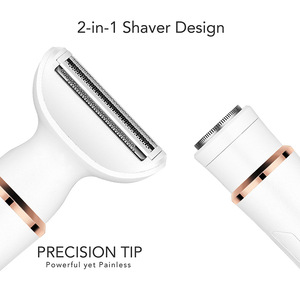 Épilateur électrique 4 en 1 pour femmes, rasoir électrique, épilation sans douleur, rasoir pour le visage, tondeuse pour le corps, le bikini, la zone pubienne, étanche IPX5 - Product Image 5