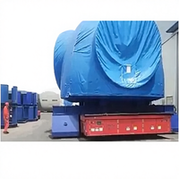 Robot AGV sans rail électrique de 180 tonnes pour levage lourd OEM, véhicule à guidage automatique magnétique pour nacelle d'éolienne