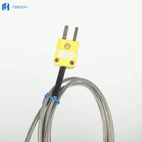 Ceramic Fiber 1000 Degree High Temperature Thermocouple Sensor Type K OEM/ODM IP68 Temperature Measuring Wire