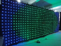LED Video perde zemin aydınlatma etkisi DJ arka planında PC için mükemmel/DMX kontrol