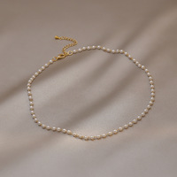 Collier à chaîne de perles Ywxs, mode féminine, luxe léger, design de niche, chaîne de clavicule, pendentif à perles, vente en gros pour femmes