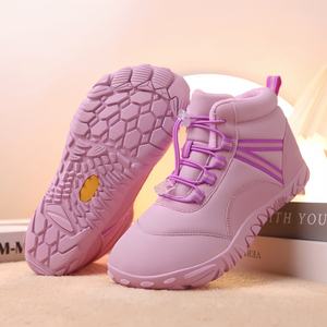 2025 para <span class=keywords><strong>Saguaro</strong></span> Flat Wide Toe Box impermeable aislado deportes caminar estilo invierno botas descalzas Zapatos Para Hombres - Product Image 2