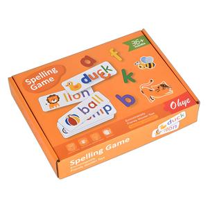 Giocattolo educativo per bambini in legno alfabeto inglese cognizione bambini ortografia gioco di <span class=keywords><strong>parole</strong></span> <span class=keywords><strong>puzzle</strong></span> per bambini - Product Image 4