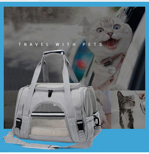 Kingtale Transporteur <span class=keywords><strong>de</strong></span> voyage pliable en tissu pour animaux <span class=keywords><strong>de</strong></span> compagnie Cage pour animaux <span class=keywords><strong>de</strong></span> compagnie avec fermetures éclair <span class=keywords><strong>de</strong></span> sécurité verrouillables pour chiens - Product Image 5