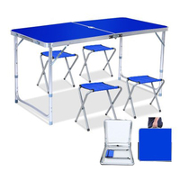 Ensemble table et chaises de camping pliante, valise en aluminium, offre spéciale,