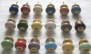 Poignées et Boutons de Meubles en Céramique - Modernes, Écologiques, Finition Polie de 2,5 Pouces pour Chambre, Cuisine, Salon, Salle de Bain, Porte - Product Image 2
