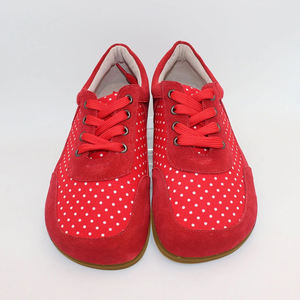 TipsieToes Daily Life, baskets plates décontractées en cuir noir pour femmes, style pieds nus, amorti, automne - Product Image 2