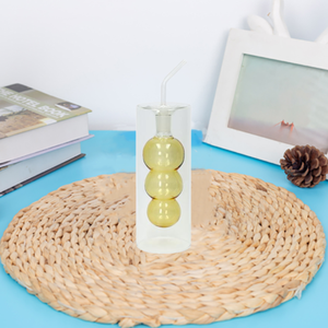 Bouteilles distributrices de sauce soja, d'huile d'olive et de vinaigre en verre à double paroi, personnalisables en gros avec <span class=keywords><strong>bec</strong></span> verseur - Product Image 2
