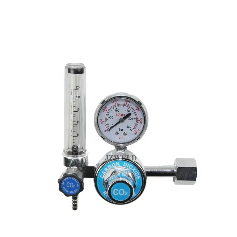 CO2 Mig Tig Flow Meter Gas Regulator Gauge Welding Weld, CO2 Flowmeter Regulator, Carbon Dioxide Regulator