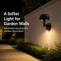Lampe LED en forme de champignon pour pelouse, éclairage extérieur décoratif et pratique, résistant aux intempéries, pour porche, terrasse, garage, applique murale