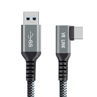 VR USBC Charge haute vitesse 60W PD 5Gbps mate quest3 Pico4 link USB type-c oculus VR USB 3.2 gen1 Type c Câble pour VR Link Cable