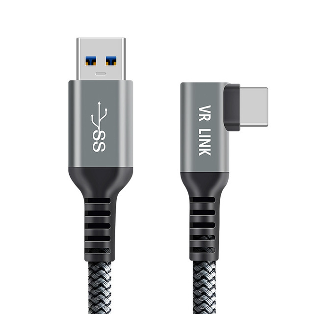 VR USBC High Speed Charging 60W PD 5Gbps Mate Quest3 Pico4 Link USB Type-c Oculus VR USB 3.2 Gen1 Type c Cable for VR Link Cable