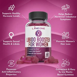 Private Label Saw Palmetto erba Gummies <span class=keywords><strong>Booster</strong></span> naturale della Libido femminile per adulti uomini e donne integratori a base di erbe - Product Image 2