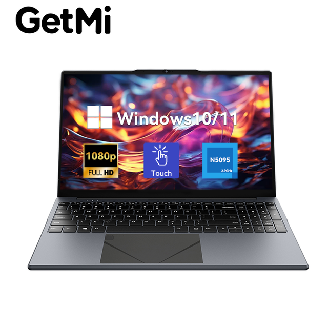 Touchscreen Laptop E157 Can Be Opened to 180 Degrees Intel Celeron N100 Ordinateur Portable Cheap Laptop