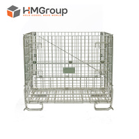 Cage en treillis métallique pliable pour le stockage de bouteilles de vin, fournisseur chinois