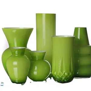 Sanzo 定制玻璃器皿制造商批发家居装饰古董 murano 玻璃花瓶