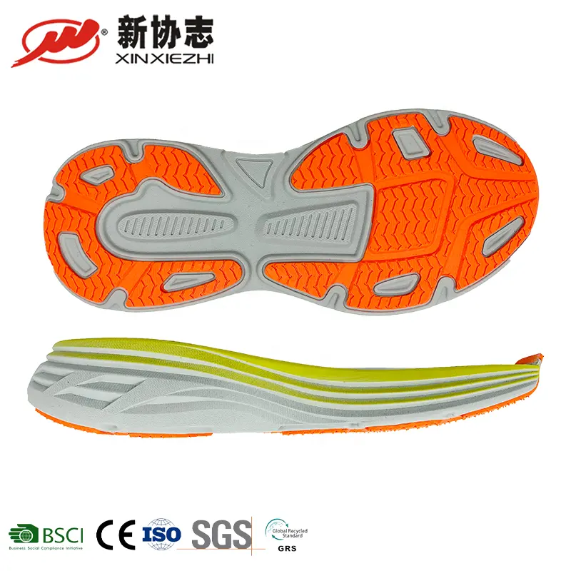 XINXIEZHI heiße benutzer definierte Sports chuh sohlen Großhandel Sneaker Sohlen Gummi und EVA Hersteller SHOE OUTDOOR SOLES