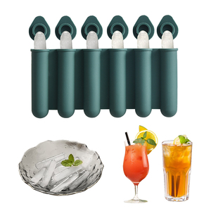 6 cavidades Silicone <span class=keywords><strong>Mini</strong></span> <span class=keywords><strong>Ice</strong></span> Bar Mold DIY <span class=keywords><strong>Ice</strong></span> <span class=keywords><strong>Cube</strong></span> <span class=keywords><strong>Maker</strong></span> Moldes com tampas - Product Image 2