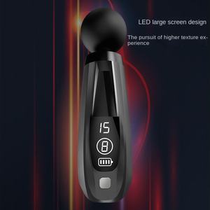 Pistola de Masaje Profesional para Fascia, 3200 RPM, Masajeador de Percusión de Tejido Profundo, 8 Velocidades, 4 Cabezales de Masaje, Pantalla LED, Batería de Larga Duración - Product Image 3