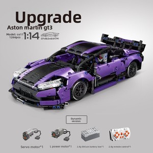 Compatible avec les briques de construction Cyberpunk pour modèle de voiture de sport Starry Sky, jouet pour enfants, échelle 1:14, pour les jeunes (7-14 ans) - Product Image 6