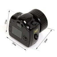 Mini caméra Y2000, enregistreur audio-vidéo portable, caméra corporelle ultra-compacte, caméra sportive DV DVR, caméscope de sécurité et de surveillance