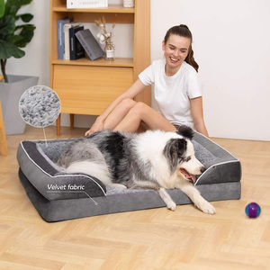 Soft Luxury Compressed Sponge Washable Orthopedic Cushion Cover Pet <strong>Dog</strong> <strong>Bed</strong> - Product Image 3