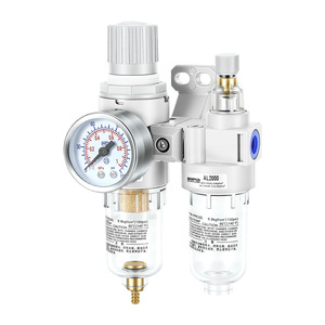 ชุดกรองลมแบบสามทาง Guchuang Pneumatic รุ่น AL2000 พร้อมตัวควบคุมแรงดันลมและตัวหล่อลื่นแบบละอองน้ำมัน สำหรับใช้งานในอุตสาหกรรม - Product Image 2