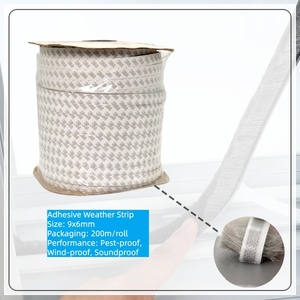 Guarnizione per Porta Scorrevole in Alluminio Antipolvere e Antivento, Striscia Adesiva per Finestre - Product Image 2