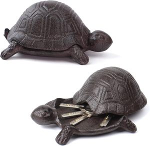 Coccinelle en fonte porte-clés secret figurine animale coccinelle <span class=keywords><strong>scarabée</strong></span> boîte à clés pour la décoration intérieure extérieure de la maison - Product Image 4