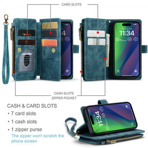 Nouvelles Arrivées 2024 : Coque de Téléphone pour <span class=keywords><strong>iPhone</strong></span> 15, Accessoires de Téléphonie Mobile, Étui Portefeuille Luxe, Housse Porte-Cartes pour <span class=keywords><strong>iPhone</strong></span> 16 15 14 13 <span class=keywords><strong>12</strong></span> 11 - Product Image 2