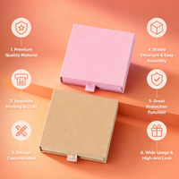 Boîtes à bijoux de luxe écologiques en gros, en carton ultra-fin avec fermeture éclair et poignée, impression de logo personnalisée pour cadeaux et montres
