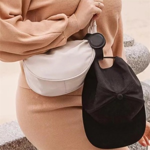 Wholesale Novax Multipurpose Magnetic PU Leather Faux Fur Strong All-match <b>Hat</b> Clip Cap <b>Holder</b> Outdoor Travel Bag Accessories - Product Image 2