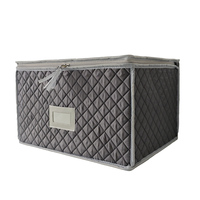 Conteneur de rangement durable pour gobelets avec séparateurs de protection pour verrerie, voyages, camping, fêtes, organisation à domicile